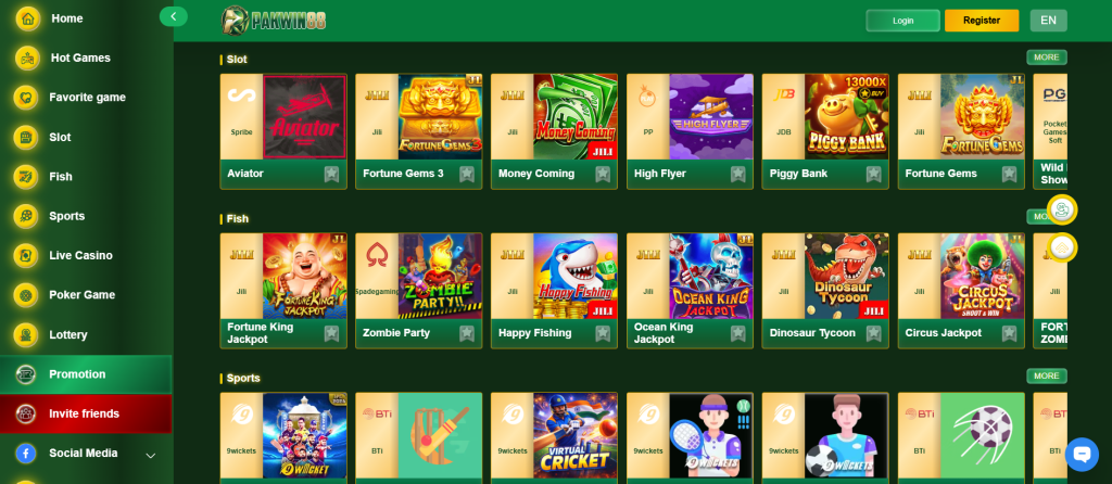 Pak win88 Game